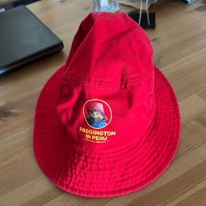 Red Paddington in Peru Bucket Hat